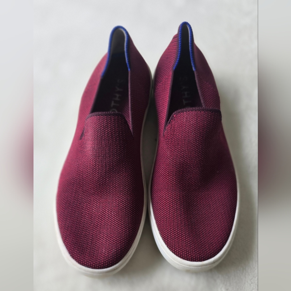 Rothy's Burgundy Slip-On Sneakers